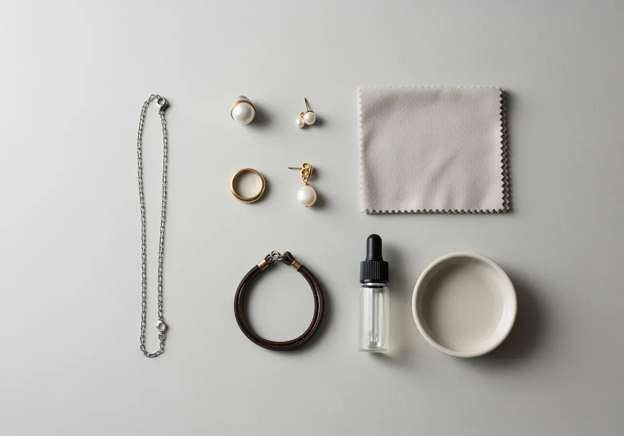 Guide till smyckesmaterial och skötsel